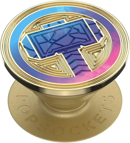 Vista 14 de PopSockets Agarre adhesivo para teléfono, soporte, soporte para teléfono, Marvel - Reactor de arco esmaltado