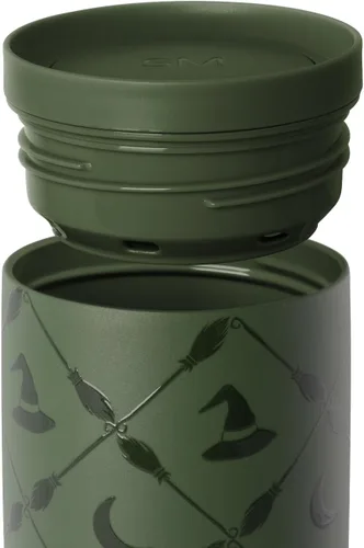 Vista 4 de Simple Modern Halloween Signature Voyager Vaso térmico de café de viaje de 16 onzas con tapa de 360° Regalos para mujeres y hombres Taza
