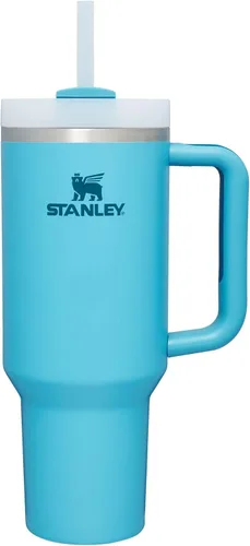 Vista 79 de STANLEY Quencher H2.0 - Vaso con asa y pajilla, 64 onzas, tapa Flowstate de 3 posiciones, gran capacidad para viajes y deportes, vaso de acero Crema