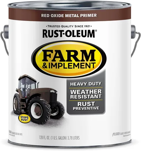 Vista 30 de Rust-Oleum Farm & Implement 280176 - Pintura esmaltada, galón, naranja (Allis Chalmers Orange)