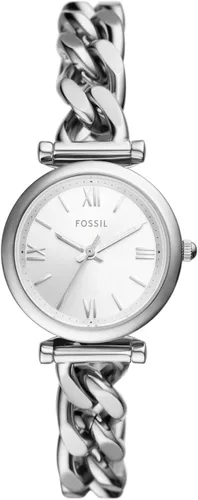 Vista 16 de Fossil Carlie - Reloj de cuarzo de acero inoxidable de tres manecillas para mujer