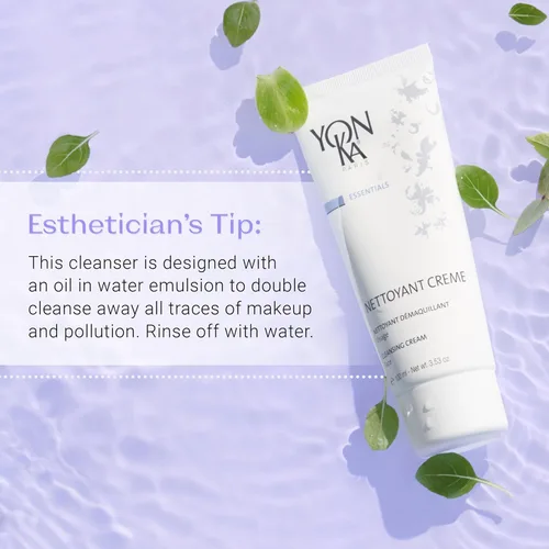 Vista 6 de Yonka Nettoyant Creme Crema desmaquillante limpiadora Elimina las impurezas con menta calmante y glicerina vegetal Para pieles sensibles al