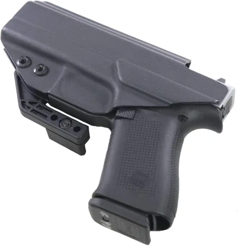 Vista 2 de FDO Industries IWB - Funda Kydex compatible con Glock 48 MOS - Discreet Carry Concepts - Clip de engranaje monobloque de metal de 1.5 pulgadas