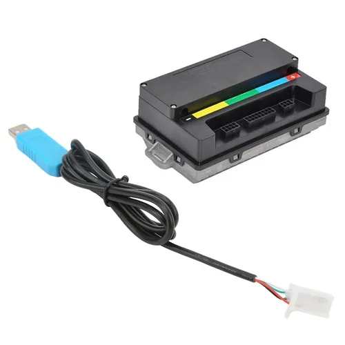 Vista 4 de Socobeta Cable USB eléctrico para motocicleta, controlador VOTOL, cable USB práctico de alta precisión, fácil operación sensible para moto