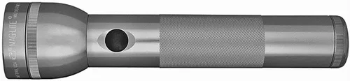 Vista 5 de MagLite, Linterna resistente incandescente de 2-células D en caja expositora Gris
