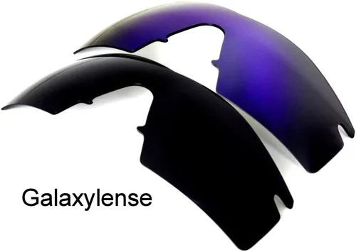 Vista 2 de Galaxy lentes de repuesto para Oakley M Frame polarizadas Negro & Azul 2 pares