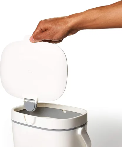 Vista 7 de OXO Good Grips - Contenedor de compost fácil de limpiar, color blanco, 1,75 galones (6,62 L)