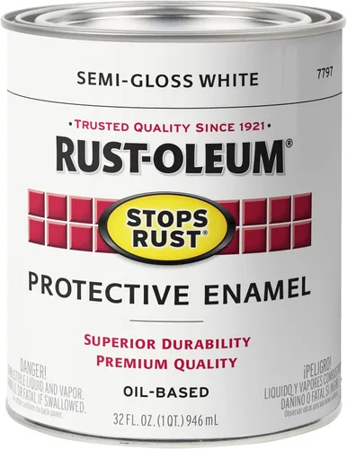Vista 25 de Carbón gris brillante Rust-Oleum (7784502) contra el óxido 32 onzas, 7784502 Gris carbón brillante