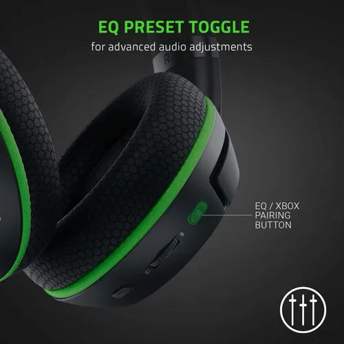 Vista 6 de Wireless Xbox Gaming Headset Razer Kaira Pro with Titanium Drivers & Supercardioid Mic - Black