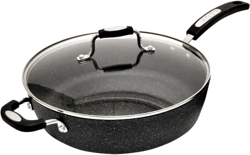 Vista 17 de Starfrit The Rock - Sartén antiadherente de 16 cm (6.5") para huevos - Aluminio forjado duradero - Apto para horno - Libre de PFOA - Fácil