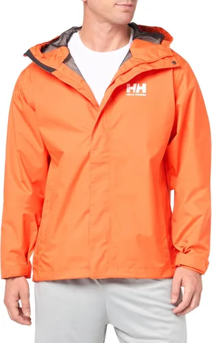 Vista 30 de Helly-Hansen Seven J - Chaqueta impermeable resistente al viento transpirable para hombre Sorbete de naranja 320