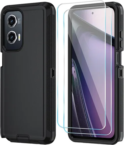 Vista 8 de Qinmay Funda para Motorola Moto G Stylus 5G 2024 con protector de pantalla HD, resistente, a prueba de golpes y caídas, funda de 3 capas para Moto G