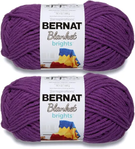 Vista 23 de Bernat Hilado para Manta Bright, Pow Púrpura Púrpura Pow