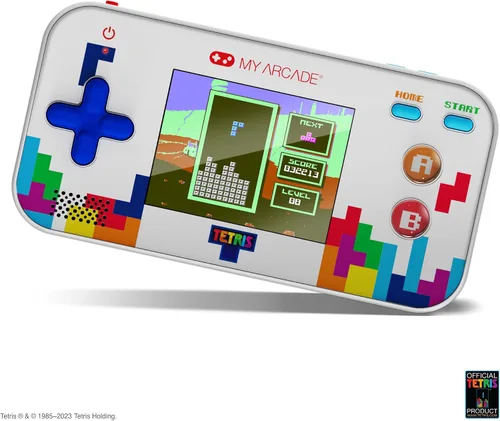 Vista 3 de My Arcade Tetris Gamer V sistema de videojuegos portátil con 201 juegos, pantalla a todo color de 2.5", tamaño de bolsillo