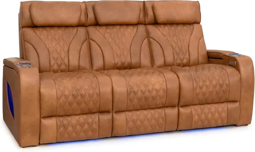 Vista 53 de Seatcraft Luminis LT - Asiento de cine en casa, reclinable, color rojo