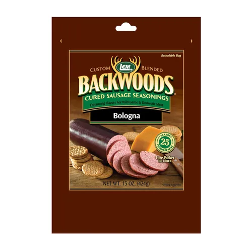 Vista 17 de LEM Products Backwoods Bratwurst – Salchicha curada con condimento, ideal para caza silvestre y carne doméstica, sazona hasta 25 libras de carne