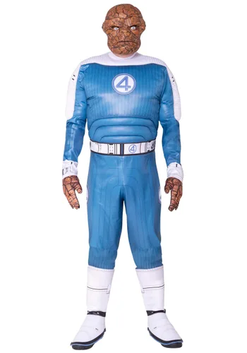 Vista 2 de Disfraz Deluxe para Hombre de La Cosa de Fantastic Four Multicolor