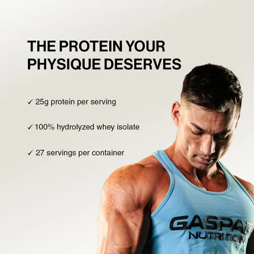 Vista 5 de Gaspari Nutrition Suero comprobado, aislado de suero 100% hidrolizado, alto en proteínas, sin lactosa, bajo en carbohidratos y bajo en azúcar