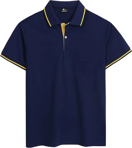 Vista 5 de Polo de golf para hombre manga larga manga corta dos tonos camisa militar de golf polo táctico camisetas deportivas de tenis