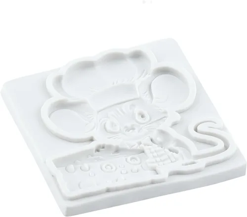 Vista 8 de Lingzhi Molde de silicona para ratón, molde para fondant de queso, para decoración de pasteles, chocolate, dulces, cupcakes, pasta de goma