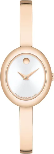 Vista 12 de Movado Women's Museum Bangle Watch – Swiss Quartz – 21 mm Case – Classic Stainless Steel Bracelet – Gift for Her