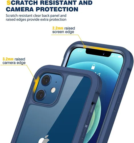 Vista 690 de DIACLARA - Funda transparente compatible con iPhone XR 6.1 pulgadas 2018