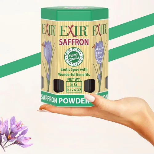 Vista 6 de EXIR, Polvo de azafrán español puro (0.18 oz) – condimento de hierbas de grado premium