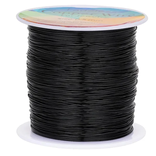 Vista 33 de Alambres de cobre resistentes al deslustre de 65.6 pies, alambre de cobre para electrocultura en jardinería, alambre de cobre de calibre 16, cables