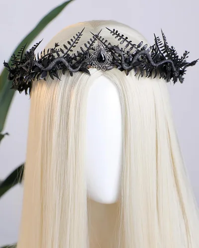 Vista 4 de MOSTORY 5 piezas de accesorios de la medusa griega del bosque para mujer