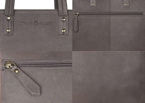Vista 5 de ANTONIO VALERIA Ava Bolso de hombro con asa superior para mujer
