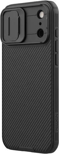 Vista 4 de imluckies Funda compatible con iPhone 17 Pro Max de 6.9 pulgadas con cubierta para cámara, parte trasera de policarbonato duro y parachoques suave