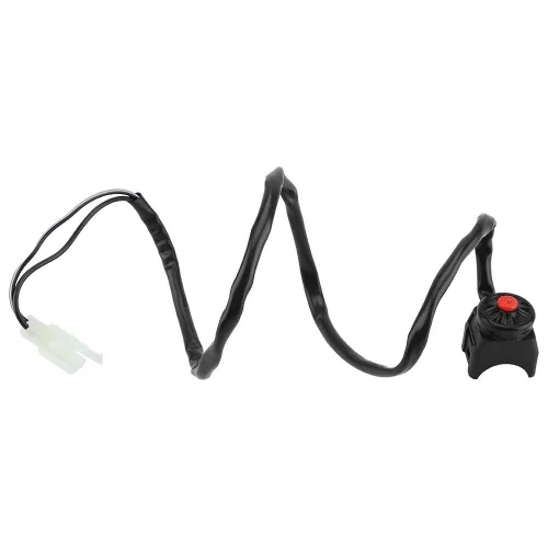 Vista 4 de Interruptor de bocina de manillar de motocicleta de 7/8 pulgadas, 0.866 in, interruptor de luz de parada universal para motocicleta, bicicleta, ATV