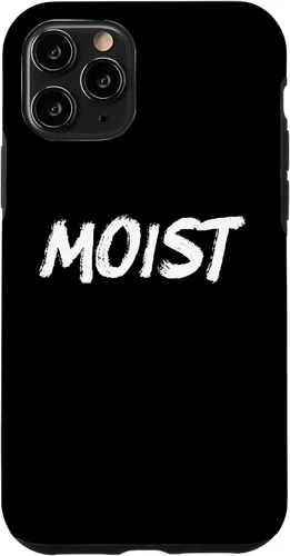 Vista 27 de iPhone 16 Moist Funny Meme Sarcastic Humor Offensive Moist Case
