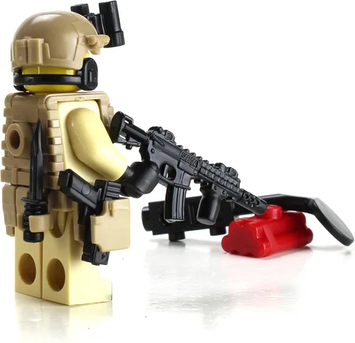 Vista 4 de Battle Brick Minifigura personalizada EOD Especialista en eliminación de artillería explosiva Minifig militar genuina Empaquetada en los Estados
