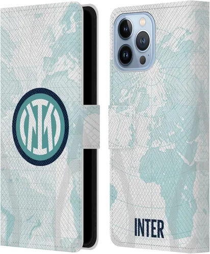 Vista 36 de Head Case Designs Officially Licensed Inter Milan Away 2025/26 Crest Kit Leather Wallet Case Compatible with Apple iPhone 11