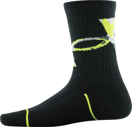 Vista 3 de Under Armour Kids' Phenom Crew Socks, 3-Pairs