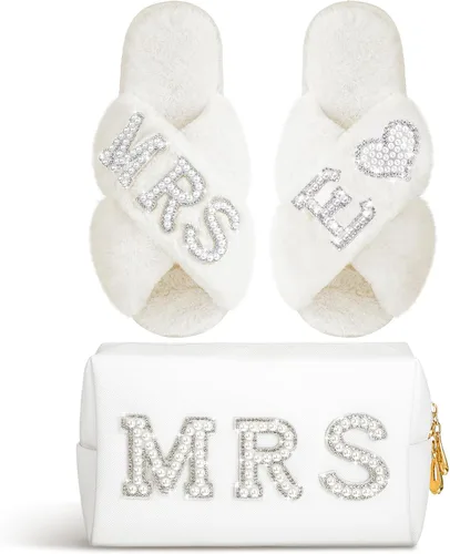 Vista 9 de Xtinmee - Bolsa de maquillaje personalizada para el día de la boda, S