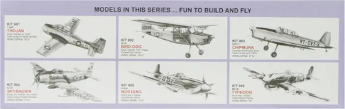 Vista 3 de Guillow's Hawker MK 1B Typhoon Kit