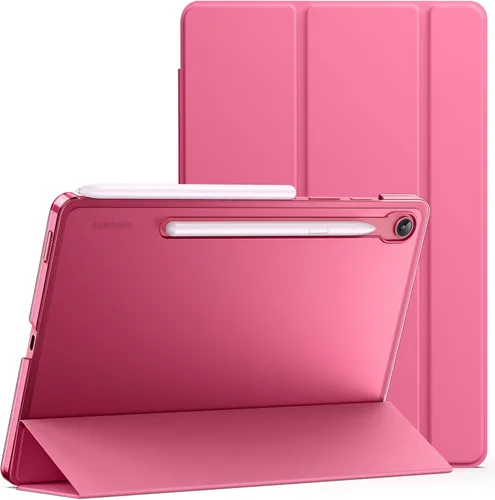 Vista 13 de JETech Funda para Samsung Galaxy Tab S10 Lite / S10 FE / S9 FE de 10.9 pulgadas, funda protectora delgada y translúcida con soporte trasero de tres