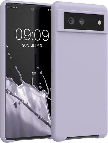 Vista 179 de kwmobile Funda Compatible con Google Pixel 6 Pro - Funda de Teléfono de Silicona TPU con Acabado Suave - Azul Caribe