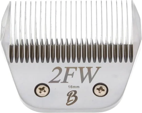 Vista 6 de Desmontable Serie A Ancha de 10 Cuchillas para Aseo de Perros Longitud de Corte 3/32" - 2.4mm Acero Carbonizado Japonés Cuchillas Anchas de Aseo 10W