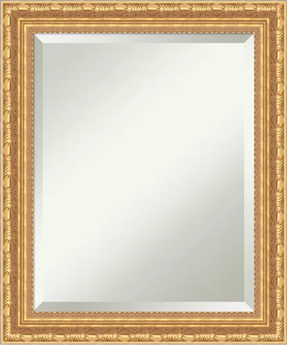 Vista 10 de Amanti Art 24x20 Bathroom Vanity Mirror, Versailles Gold Wood Frame, Rectangular Wall Mirror, Beveled Edge, Hangs Horizontally or Vertically