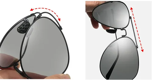 Vista 4 de Gafas de lectura bifocales fotocrómicas de transición para hombres y mujeres, lentes de sol para piloto, lentes de sol multifocales para conducir