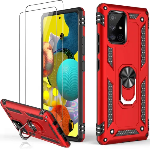 Vista 44 de LUMARKE Funda para Galaxy A51 4G con Protector de Pantalla, Pasa Prueba de Caída de 16 pies de Grado Militar, Cubierta Protectora para Teléfono