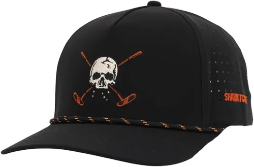 Vista 8 de SHANKITGOLF Gorra de golf ajustable con diseño de calavera, 95% poliéster, 5% elastano, talla única