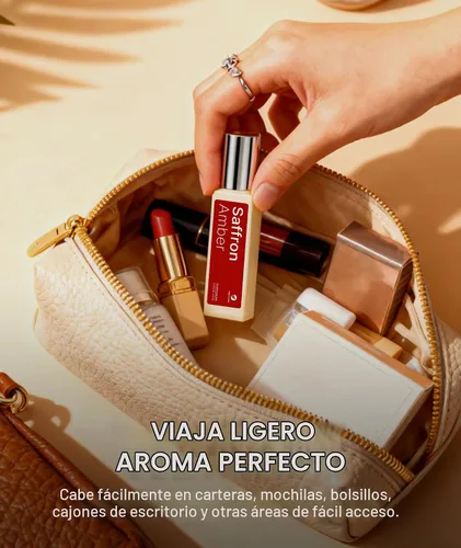 Vista 6 de purefittech Aceite de perfume de feromonas para mujeres, aceite de perfume de feromonas de larga duración con fragancia de ámbar azafrán, 0.68 onzas