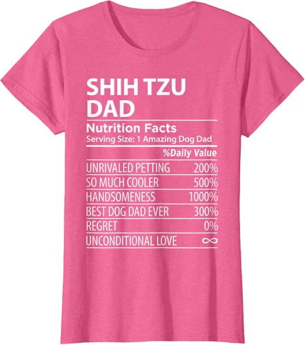 Vista 67 de Shih Tzu Dad - Camiseta divertida para dueño de perro Shih Tzu, Negro