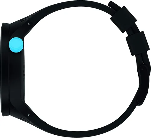 Vista 5 de Swatch Reloj de cuarzo profundo con esfera negra para hombre SO27B118