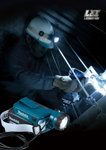 Vista 8 de Makita Faro LED inalámbrico de iones de litio DML800 18V LXT solamente