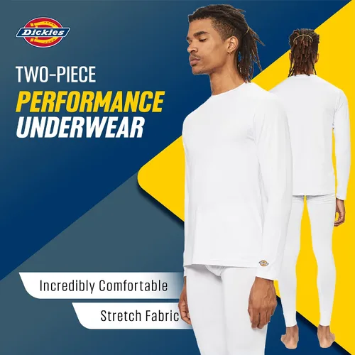 Vista 3 de Dickies Conjunto de ropa interior térmica para hombre, 2 piezas, capa base para clima frío para hombre